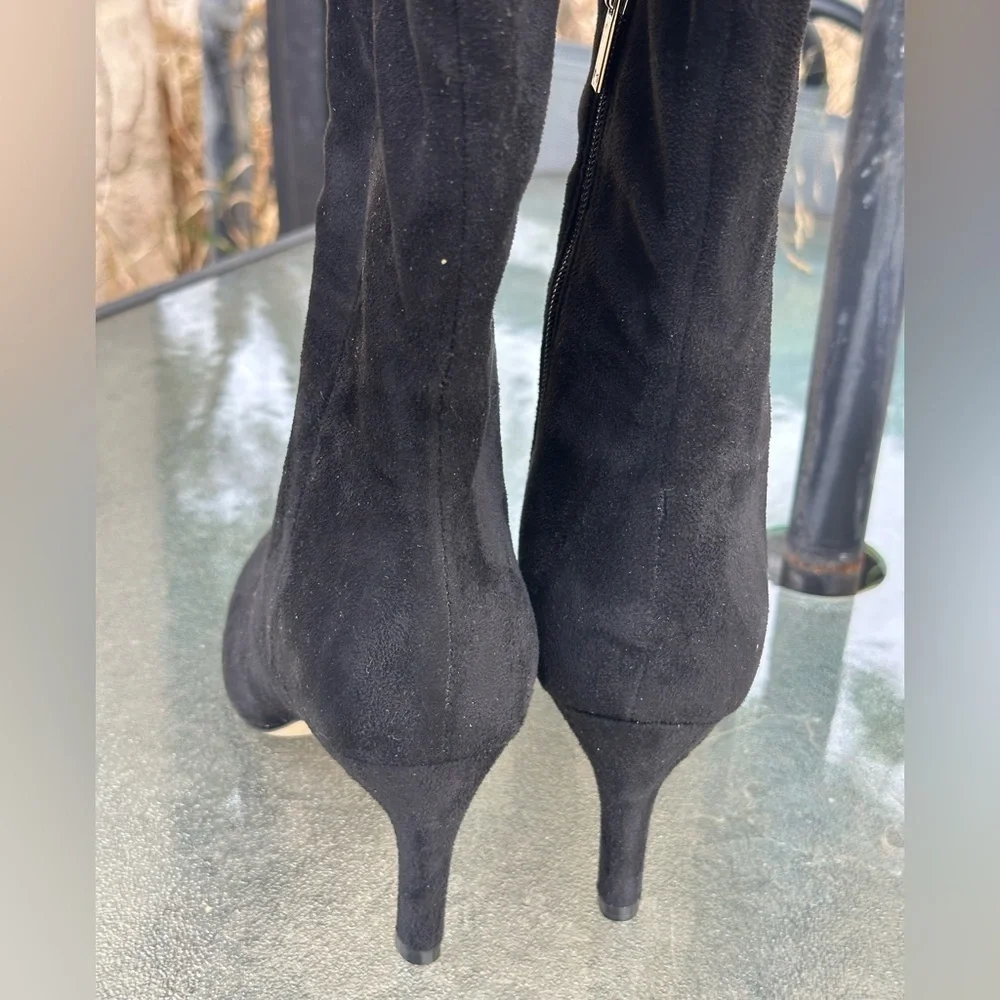 Marc Fisher LTD Women’s Qulie Black Over the Knee Boots 6M NWOB
